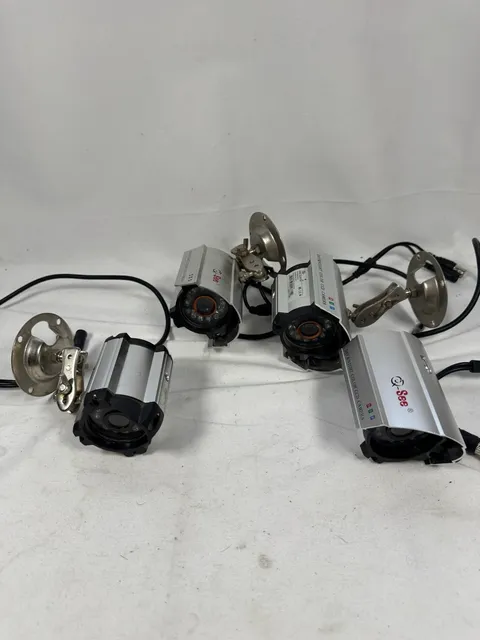Lot of 4 Q-see Security Cameras (Untested)