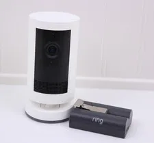 Ring Outdoor Cam Plus Battery Security Camera 5CCEAB w Genuine 5AT3S3 Battery