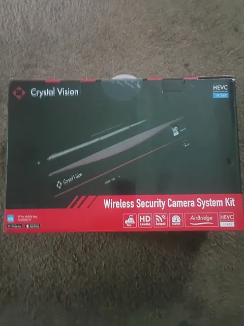 Crystal Vision Wireless 8CH 1080p HD NVR Camera System Kit 1TB CVT808A-20WB