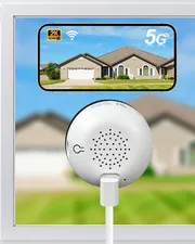 4MP 2K Window Camera 5G/2.4Ghz Wifi Window Cameras for Home Security | Anti-Glar