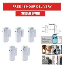 KOLODOGO 90dB Wireless Door Window Alarm for Home Security