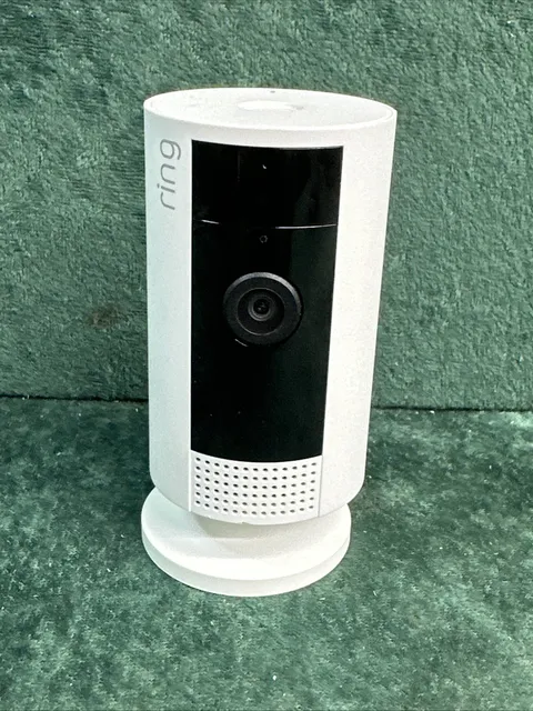 Ring Indoor Cam 5F72E9 White Plug-In 1080 HD Video Security Camera ONLY