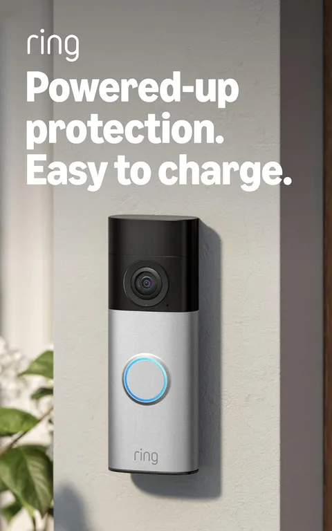 Battery Doorbell 2K plus (Newest Model), Retinal 2K with Wide-Angle Video, up to
