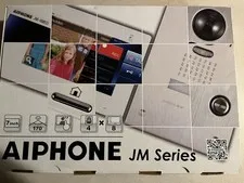 Aiphone JM-4MED JMS-4AEDV Wired Video Intercom LCD 7" Screen 170° Metallic Color