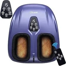 Foot Massager with Heat,Shiatsu Deep Kneading Massager for Plantar Fasciitis, Fo