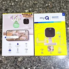 myQ Indoor Camera Gen 2 2K Wi-Fi Indoor Night Vision 2-Way Talk 2-Pack