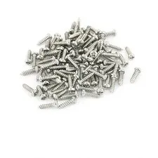 100pcs M2 x 8mm Stainless Steel Phillips Flat Head Self-taping Screws