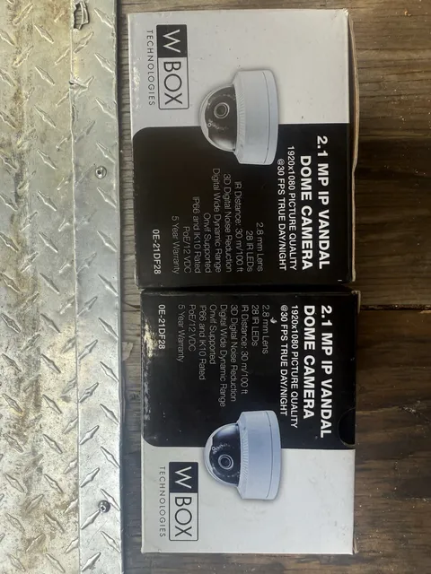 IP security cameras