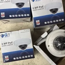 GW Security 5MP PoE Dome IP Camera Night Vision Outdoor/Indoor White