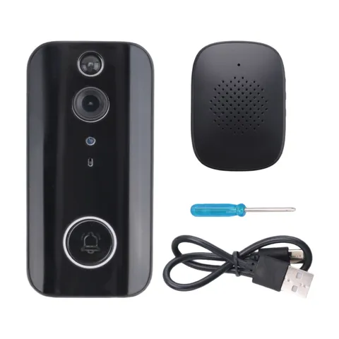 Doorbell Camera, 1080P Wire Less Doorbell Camera Wifi  Connection, Voice5515