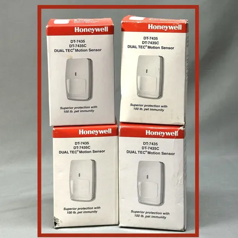 Lot Of 4 Honeywell DT-7435 Dual Tec Motion Sensor New in Box Ademco Qty 4 READ