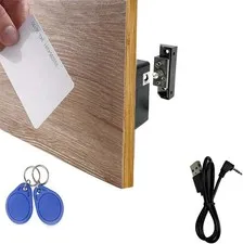Hidden DIY Lock with USB Cable for Wooden Cabinet Drawer Locker Cupboard 