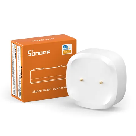 Sonoff Snzb-05P Zigbee Water Leak Sensor For Alarm System And Smart Home
