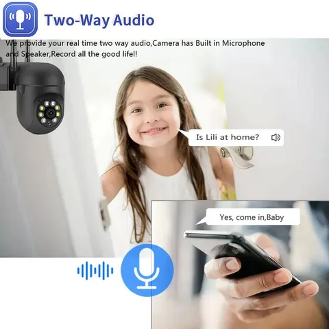 3MP HD Smart 5G Wifi Camera IP66 for PC Laptop (White)