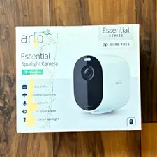 Arlo Essential Spotlight Camera Wire-Free Wi-Fi 1080p Night Vision 2-Way