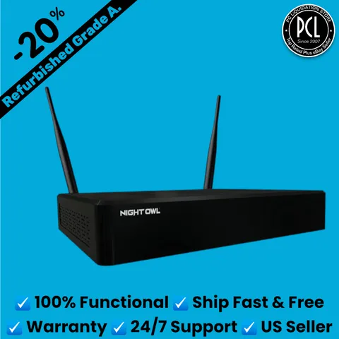 ✅ Night Owl 10 Channel 4K Wi-Fi NVR w/ 1TB Drive  WNVR-BTWN8 GRADE A ✅