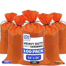 Durasack Heavy Duty Sand Bags Tie Strings Empty Woven Polypropylene Flood