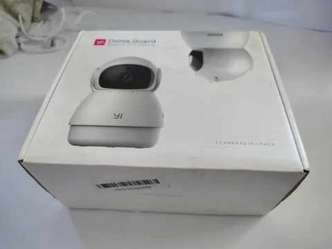 Set of 2 YI Dome Guard Security Camera *tested, working* Power Cord Included
