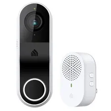 Kasa Smart Video Doorbell Camera Hardwired w/ Chime, 2K Resolution, Always-on Po