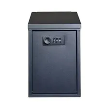 Stainless Steel Mailbox with 3 Digit Combination Lock and Dual Slot System