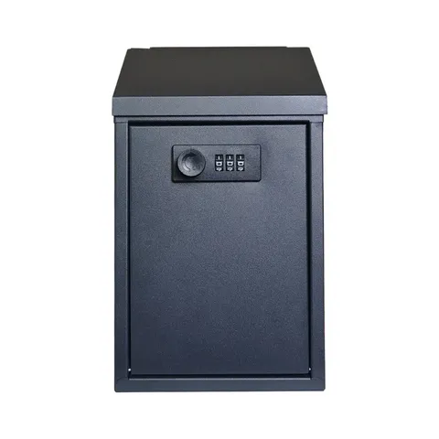Stainless Steel Mailbox with 3 Digit Combination Lock and Dual Slot System