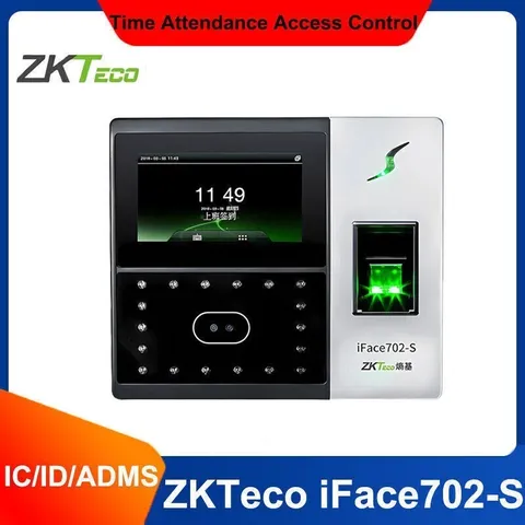 ZKTeco iFace702-S TCP/IP Biometric Fingerprint Time Attendance Access Control