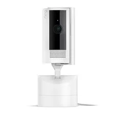 Ring Pan-Tilt Indoor Cam with 360° Pan, Live View, 2-Way Talk, White