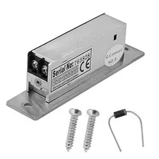 12V Electric Strike Door Lock, Adjustable Narrow Mortise Access Control Lock,
