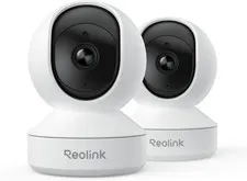 REOLINK Home Security Camera System, E1(2 Pack), Smart Human/Pet Detection