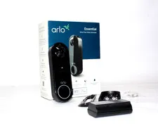 Arlo Essential AVD2001 Video Doorbell Works with Wires & Battery