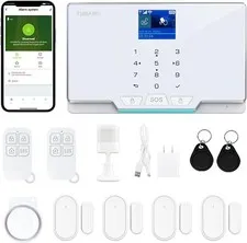 TUGARD Home Smart Security System Wireless Alarm Alexa/Google Compatible w/fobs