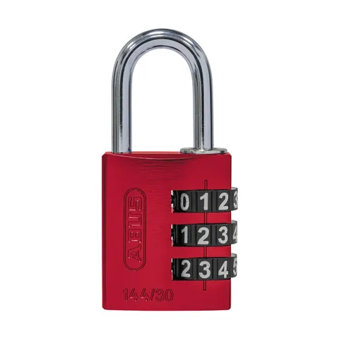 ABUS Padlock 30mm - Resettable Combination Padlocks-RED-Free Post-14430RED