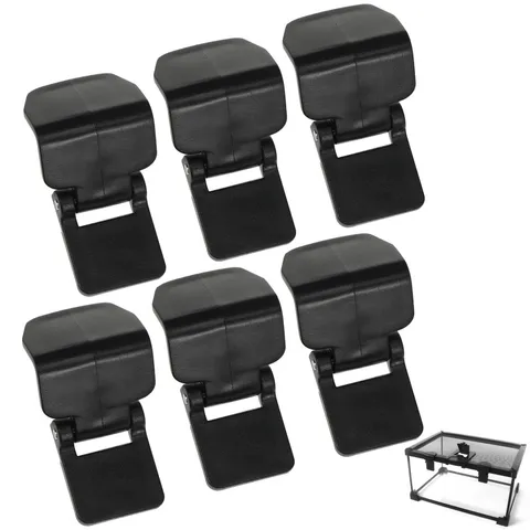 6pcs Reptile Feeding Terrarium Buckle Tortoise Breeding Tank Lock Latch