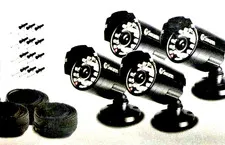 4pk w/ BNC's / Swann SWPRO-510CAM / 540 TVLs  / Viewing Angle of 60° w/ Power