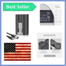 1-Pack 6040mAh V4 Battery Replacement for Ring-Video Doorbell Camera 2/3/3Plu...