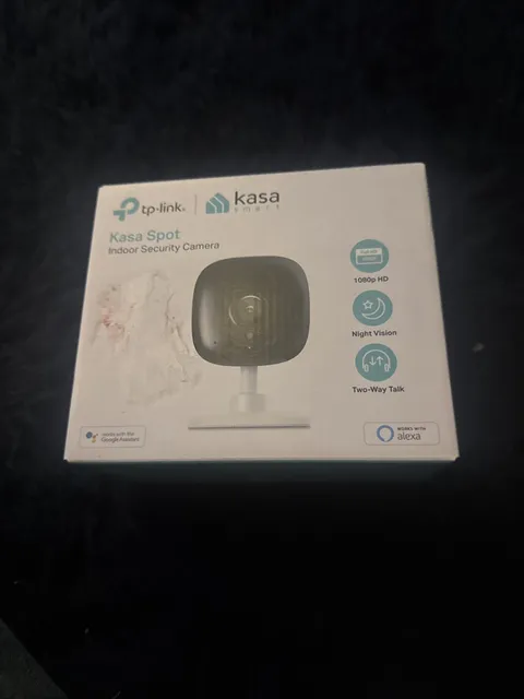 TP-Link Kasa Spot Indoor Security Camera White, 1080p HD, Night Vision