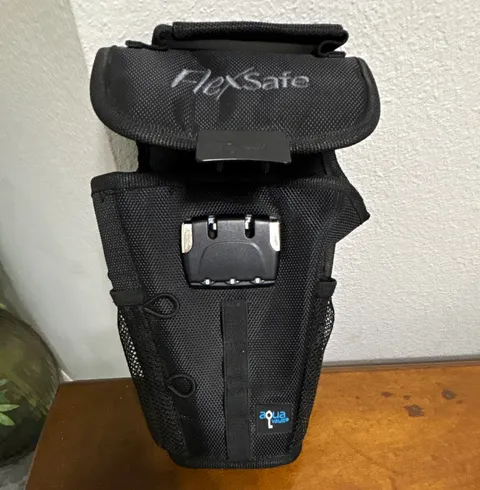 AquaVault FlexSafe Portable Combination Lock Safe Bag, RFID Blocking H2O Resist