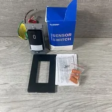 ELEGRP Occupancy Sensor Light Wall Switch Motion Activated SP170S-ELE-BL