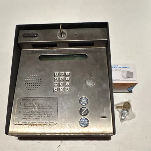 DoorKing 1835-080 Audio Intercom Keypad with Transformer and Keys