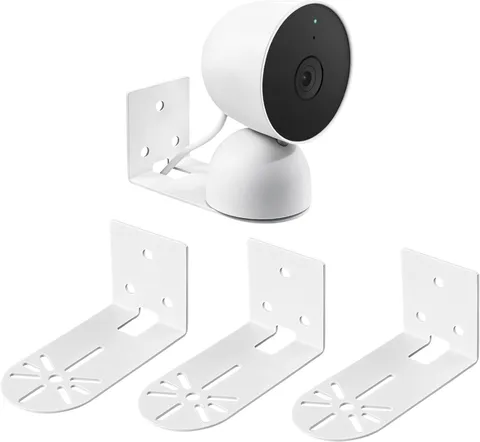 3 Pack Adhesive Metal Nest Camera Mount Fits for Google Indoor Nest Security Cam
