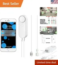 WiFi Water Leak / Water Level 2 in 1 Detector, Smart Water Sensor Alarms, Det...