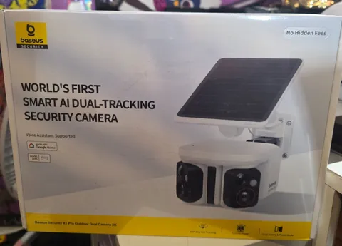 Baseus World's First Smart AI Dual Tracking: Solar X1 Pro Outdoor Dual Camera