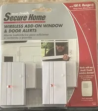 Heath/Zenith Secure Home Wireless Battery Window/Door Alert Sensors 2-Pack