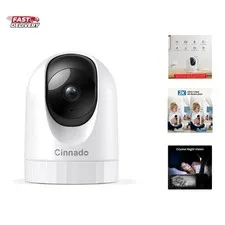 Security Camera Indoor-2K 360° WiFi Cameras for Home Security，Pet/Dog/Baby Ca...