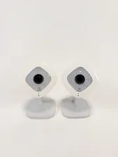 (Qty 2) Arlo Q Netgear VMC3040 1080p Security Camera No Power Adapters!