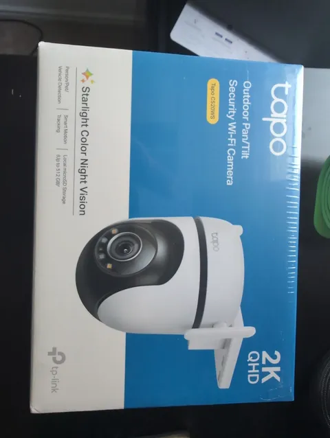 TP-Link Tapo C520WS WiFi IP Camera - New in Box, 2K QHD, Color Night Vision