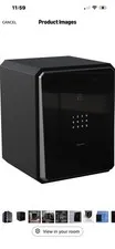 BOFON Large Biometric Safe Black Touchscreen Keypad w/ Emergency Override Key