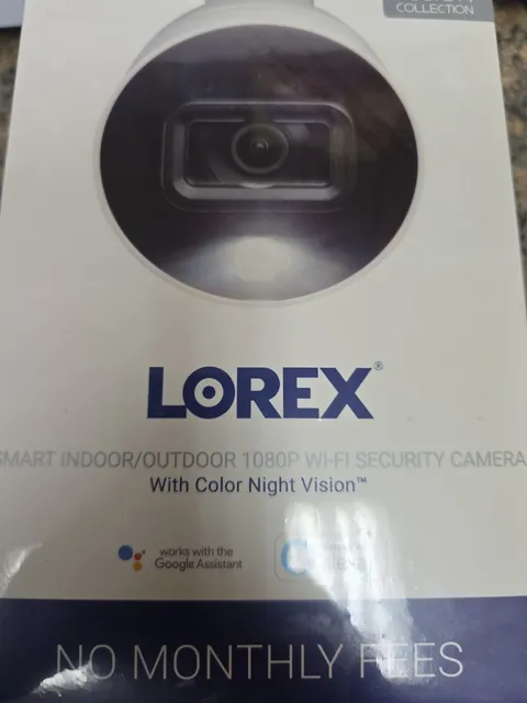 Lorex W282CAD-E 2MP 1080p Smart Indoor/Outdoor Wi-Fi Camera w/Smart Deterrence