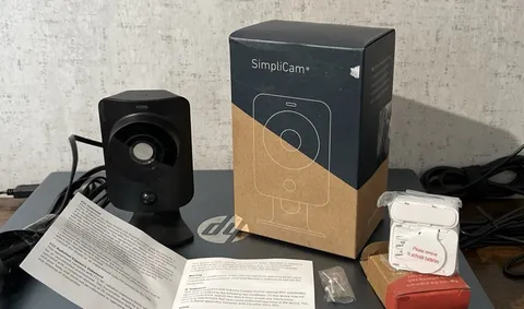 New SimpliSafe SimpliCam SSCM1. Indoor Security Camera .