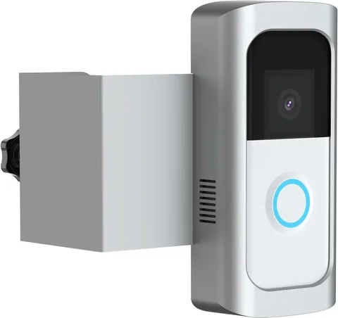 Doorbell Mount, Anti-Theft Camera Mount Color: Silver